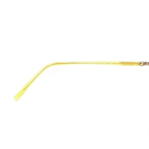 Gucci GG 1668 838 Gold Yellow Oval Eyeglasses Frames 49-19 135 Italy Designer - Picture 10 of 12